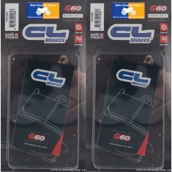 Plaquettes racing Carbone Lorraine de frein avant - BMW S 1000 RR 2009-2018