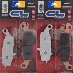 Plaquettes Carbone Lorraine de frein avant - Suzuki SV 650 N/S sans ABS 1999-2016
