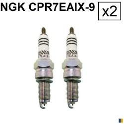 2 spark plugs NGK iridium CPR7EAIX-9 - Kawasaki VN 900 Classic 2006-2014