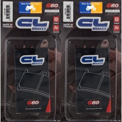Plaquettes racing Carbone Lorraine de frein avant - Yamaha YZF-R6 1999-2016