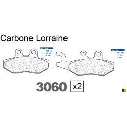 Plaquettes Carbone Lorraine de frein avant - Gilera 250 Nexus 2007-2008