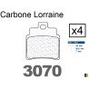 Plaquettes Carbone Lorraine de frein avant - Sym GTS 250 Joymax 2006-2010