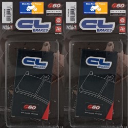 Carbone Lorraine racing front brake pads - Honda CBR 600 RR without ABS 2005-2016