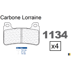 Carbone Lorraine front brake pads - Honda CBR 600 RR ABS 2009-2018