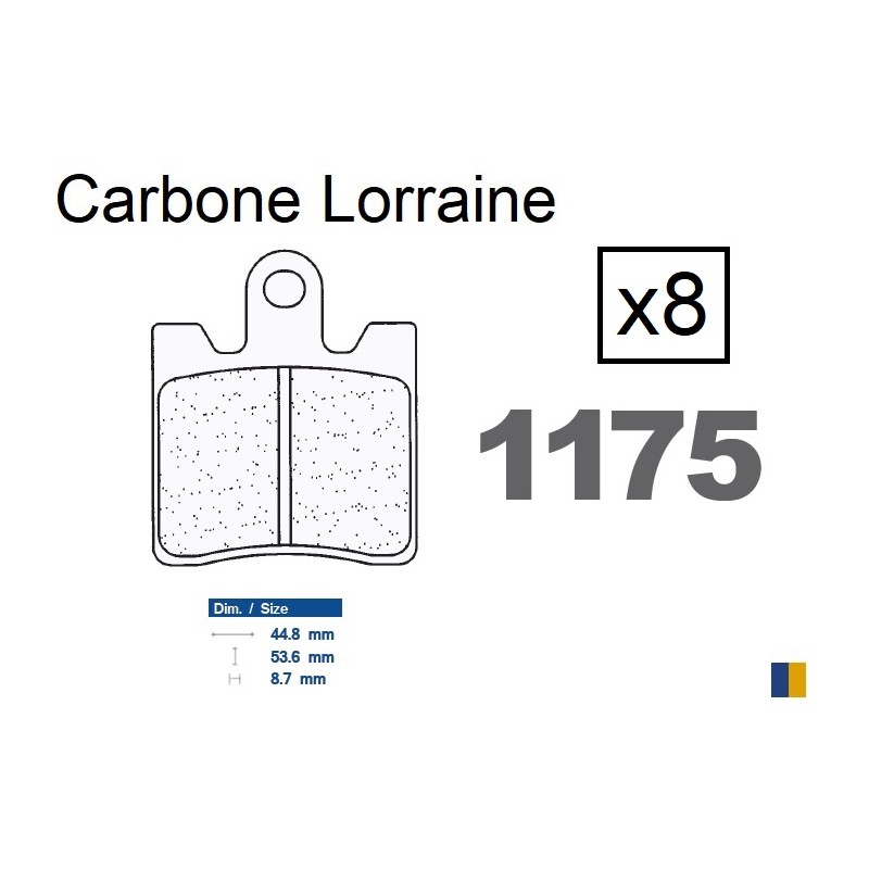 Carbone Lorraine front brake pads - Triumph 1215 Trophy 2012-2013