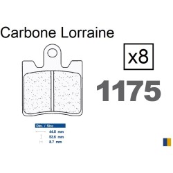 Plaquettes Carbone Lorraine de frein avant - Triumph 1215 Trophy SE 2012-2014