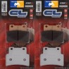 Plaquettes Carbone Lorraine de frein avant - Aprilia SMV 750 Dorsoduro 2009-2018