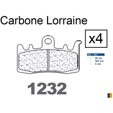 Plaquettes Carbone Lorraine de frein avant - BMW S1000 XR 2015-2019