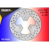 France Equipement rear round brake disc - Peugeot 125 Elyseo 2000-2003