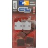 Carbone Lorraine front brake pads - Benelli BX 449 Supermotard 2008-2010