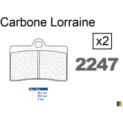 Carbone Lorraine racing front brake pads - Cagiva 500 Mito 2007