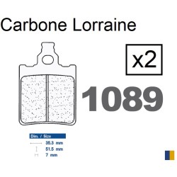 Plaquettes Carbone Lorraine de frein arrière - Keeway TX 125 SM 2010-2015