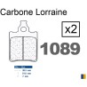 Carbone Lorraine rear brake pads - Keeway TX 125 SM 2010-2015