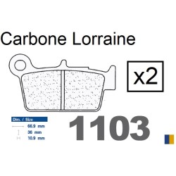 Carbone Lorraine remblokken achter - Aprilia RXV 450 / 550 Enduro 2006-2011