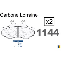 Pastiglie freno anteriore Carbone Lorraine per AJP PR4 125 / 200 Supermotard 2004-2009