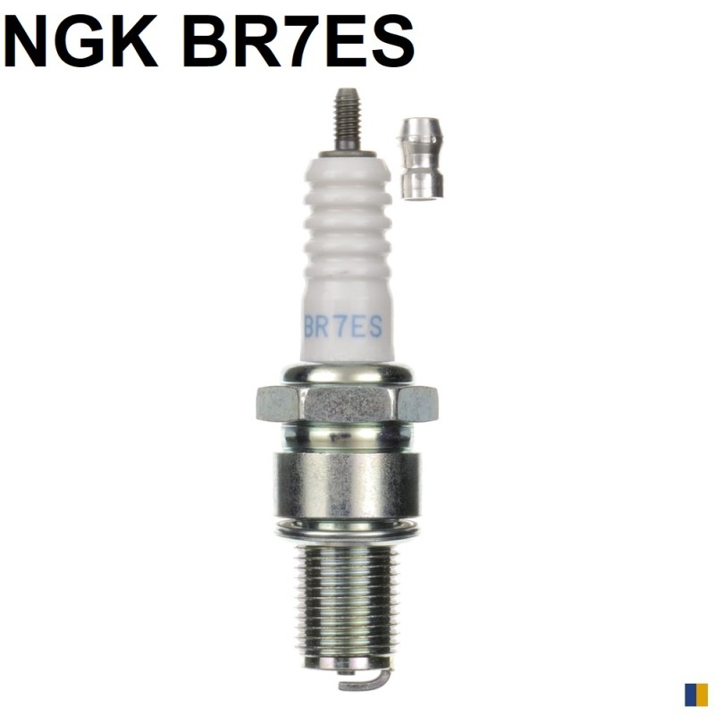 Bougie NGK BR7ES - Keeway 50 RY6 (2temps) 2010-2019