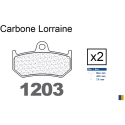 Plaquettes Carbone Lorraine de frein arrière - MV Agusta 750 Brutale 2001-2008