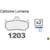 Carbone Lorraine rear brake pads for MV Agusta 800 F3 2014-2020