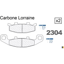 Carbone Lorraine Bremsbeläge vorne - Kawasaki 1000 GTR 1994-2006