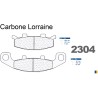 Rear brake pads Carbone Lorraine type 2304 RX3