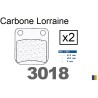 Jeu de plaquettes de frein Carbone Lorraine type 3018 SC