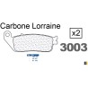 Pastillas de freno traseras Carbone Lorraine - Kymco 250 Xciting 2004-2005