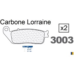 Tylne klocki hamulcowe Carbone Lorraine - Kymco 500 Xciting 2004-2015
