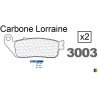 Tylne klocki hamulcowe Carbone Lorraine - Kymco 500 Xciting R ABS 2009-2013