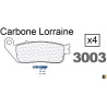 Pastiglie freno anteriore Carbone Lorraine per Kymco 300 Xciting Ri 2008-2014
