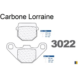 Pastiglie freno anteriore Carbone Lorraine per Aeon 100 / 110 Pulsar 2006