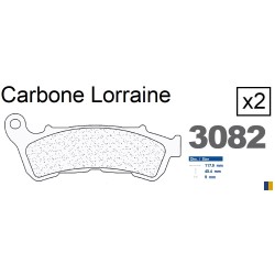 Carbone Lorraine Bremsbeläge Art 3082 MSC