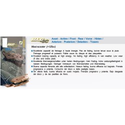Pastillas de freno delanteras Carbone Lorraine para Suzuki UH 200 Burgman 2007-2013