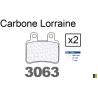 Jeu de plaquettes de frein Carbone Lorraine type 3063 SC