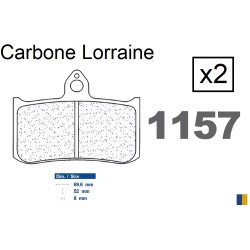 Pastiglie freno anteriore Carbone Lorraine per Honda RS 125 R 1995-2004