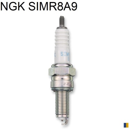 NGK Iridium-Zündkerze vom Typ SIMR8A9 (91064)
