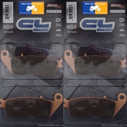 Carbone Lorraine front brake pads - Kymco 500 Xciting 2004-2015