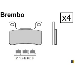 Plaquettes de frein avant Brembo SA - Suzuki GSX-R 600 / 750 2004-2010