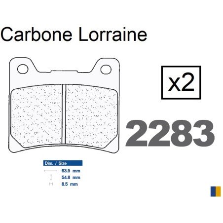 Carbone Lorraine Bremsbeläge hinten - Yamaha 850 TDM 1991-2001