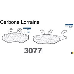 Carbone Lorraine remblokken achter - Piaggio 300 MP3 Yourban ie /LT 2011-2013