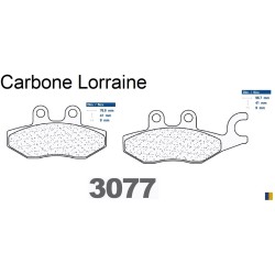 Pastiglie freno posteriore Carbone Lorraine per Piaggio 250 MP3 ie /LT 2006-2009