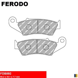 Plaquettes de frein Ferodo semi-métal type FDB892EF