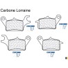 Pastillas de freno delanteras Carbone Lorraine para MBK 125 Tryptik 2014-2017