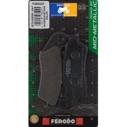 Ferodo semi-metal brake pads type FDB892EF