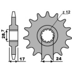 copy of Kit chaîne DID 530 VX3 pour Suzuki 600 GSXF 1998-2006