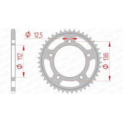 Chain kit 520 - Honda CB 500 F /ABS 2013-2021