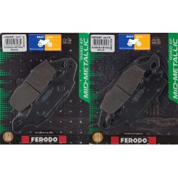 Ferodo bromsbelägg fram - Kawasaki ER-6 N/F /ABS 2006-2016
