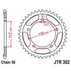 Chain kit 530 - Honda CB 900 F Hornet 2002-2007