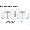 Jeu de plaquettes de frein Carbone Lorraine type 2987 RX3