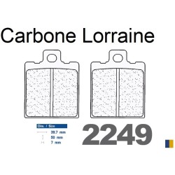 Tylne klocki hamulcowe Carbone Lorraine - 2249 RX3