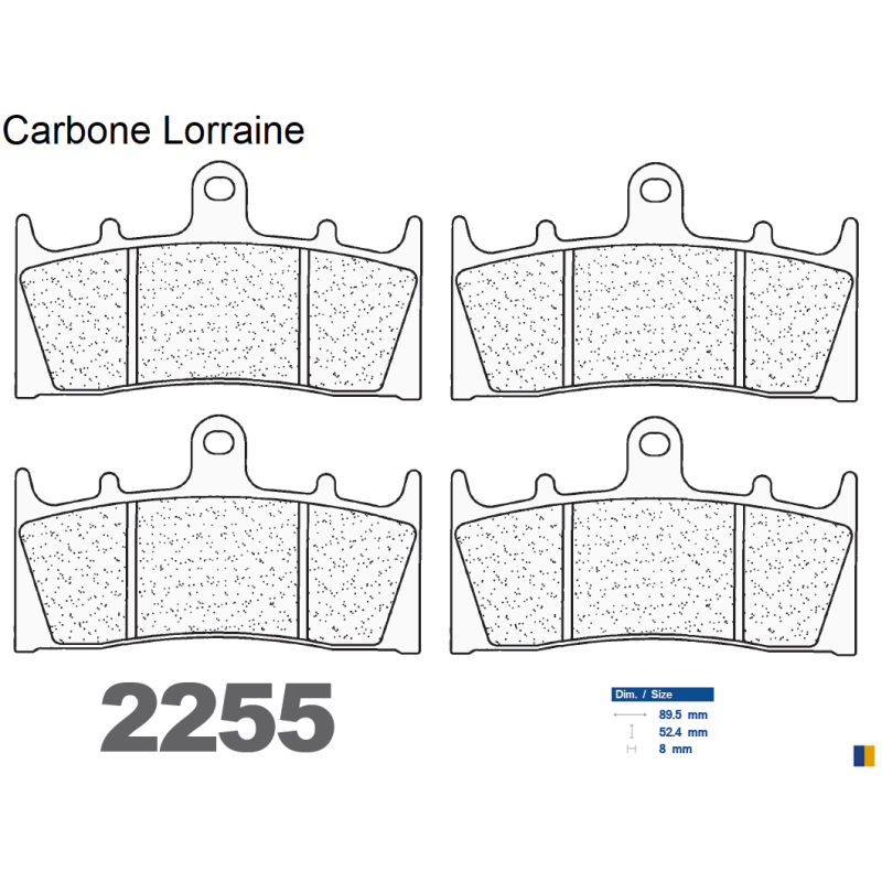 Carbone Lorraine front brake pads - Suzuki 1000 GSXR 2001-2002 Carbone Lorraine front brake pads - Suzuki 1000 GSXR 2001-2002